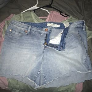 denim shorts